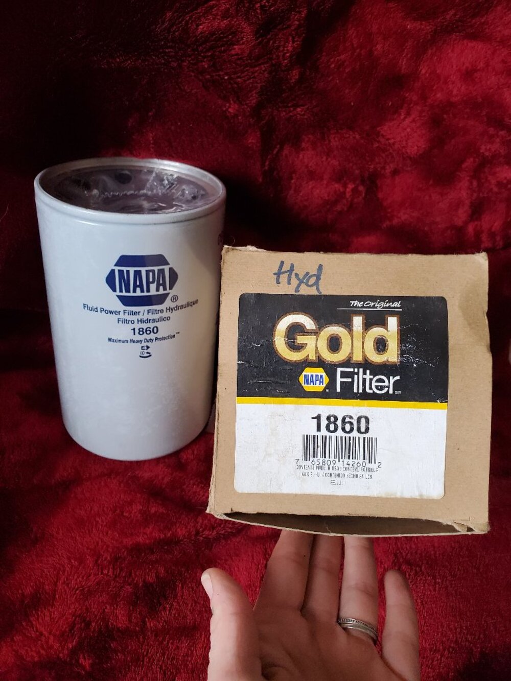Napa Gold Hydraulic Fluid Power Filter 1860 New in Box